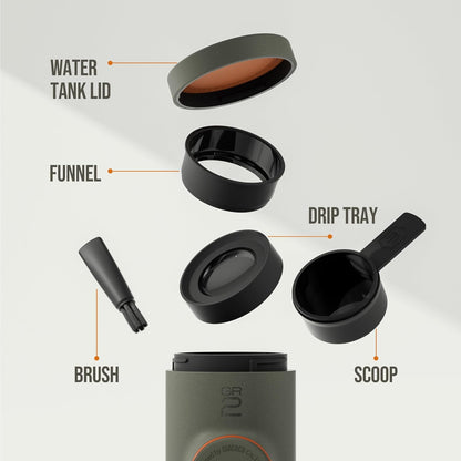 Wacaco - Minipresso Gr2 - Espresso Coffee Maker - Ground Coffee