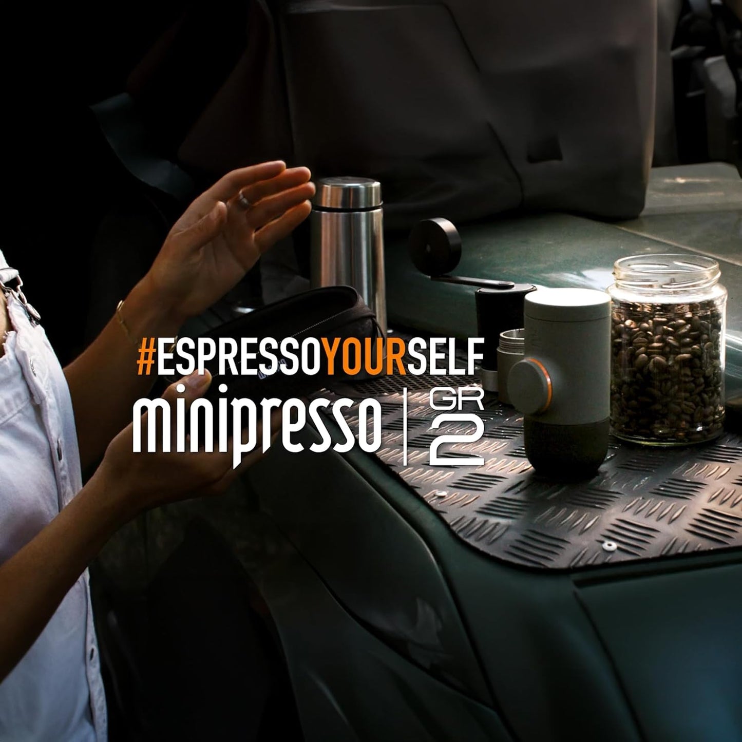 Wacaco - Minipresso Gr2 - Espresso Coffee Maker - Ground Coffee