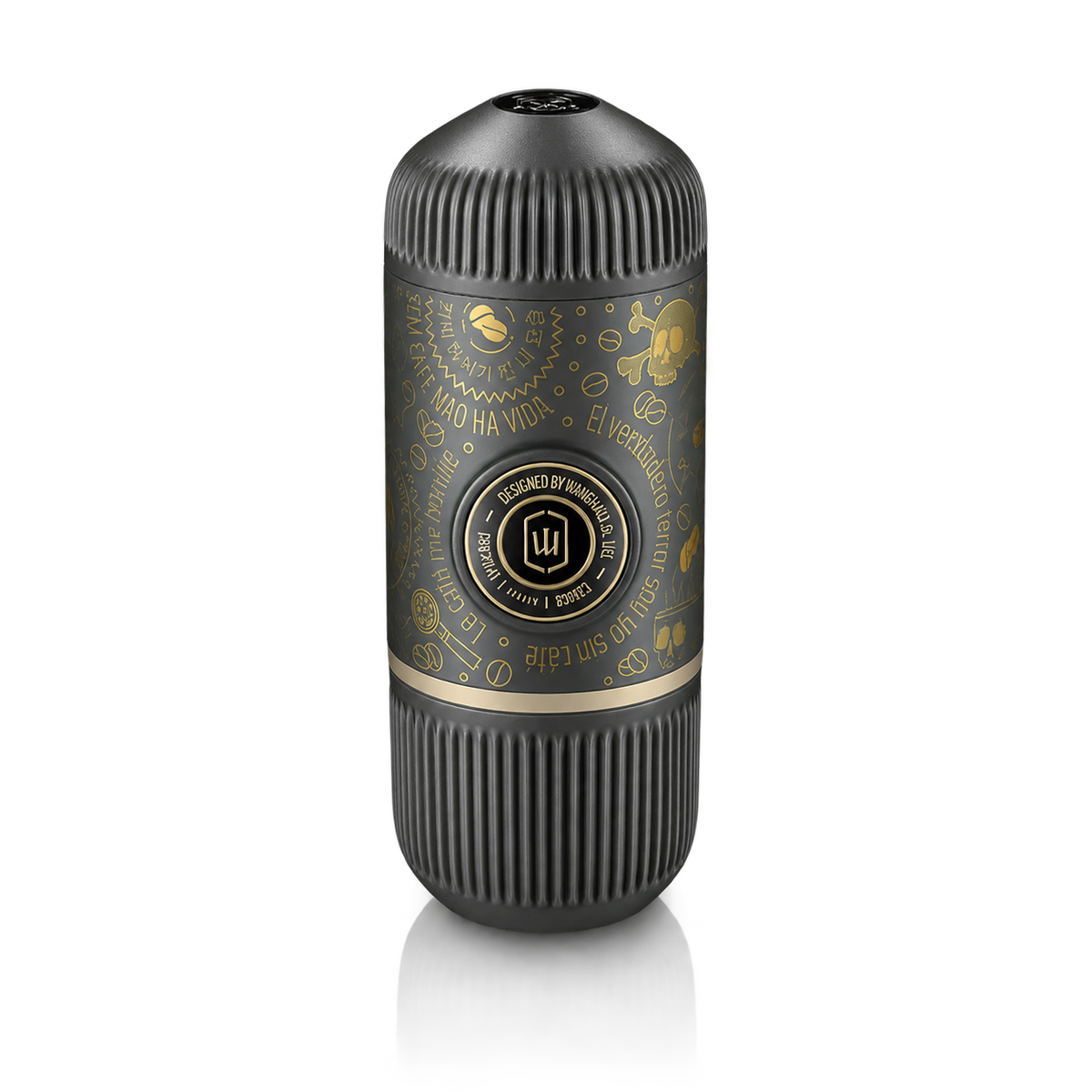 Nanopresso Dark Souls Portable Espresso Machine with Protective Case | Manually Powered