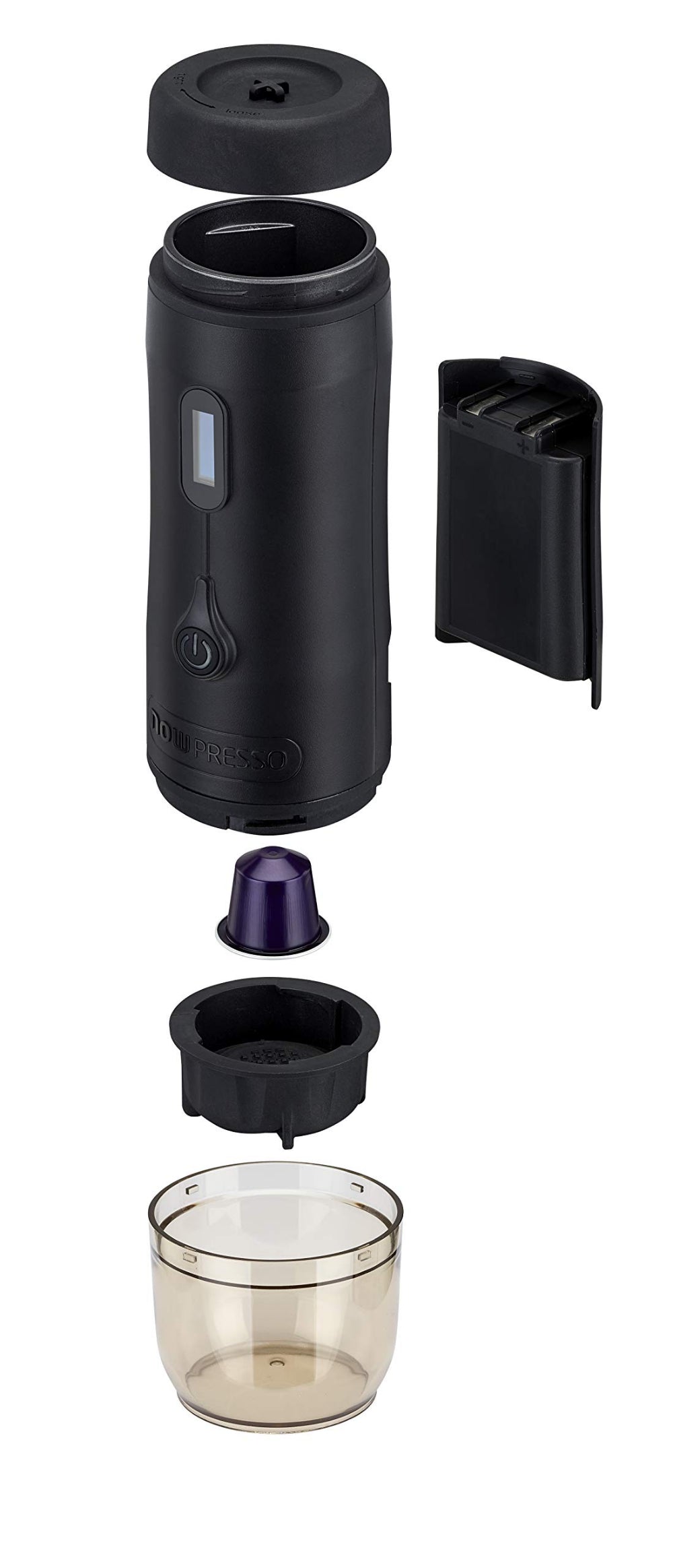 NOWPRESSO Machine Gold Plus 1-Button Rechargeable Portable Espresso Machine