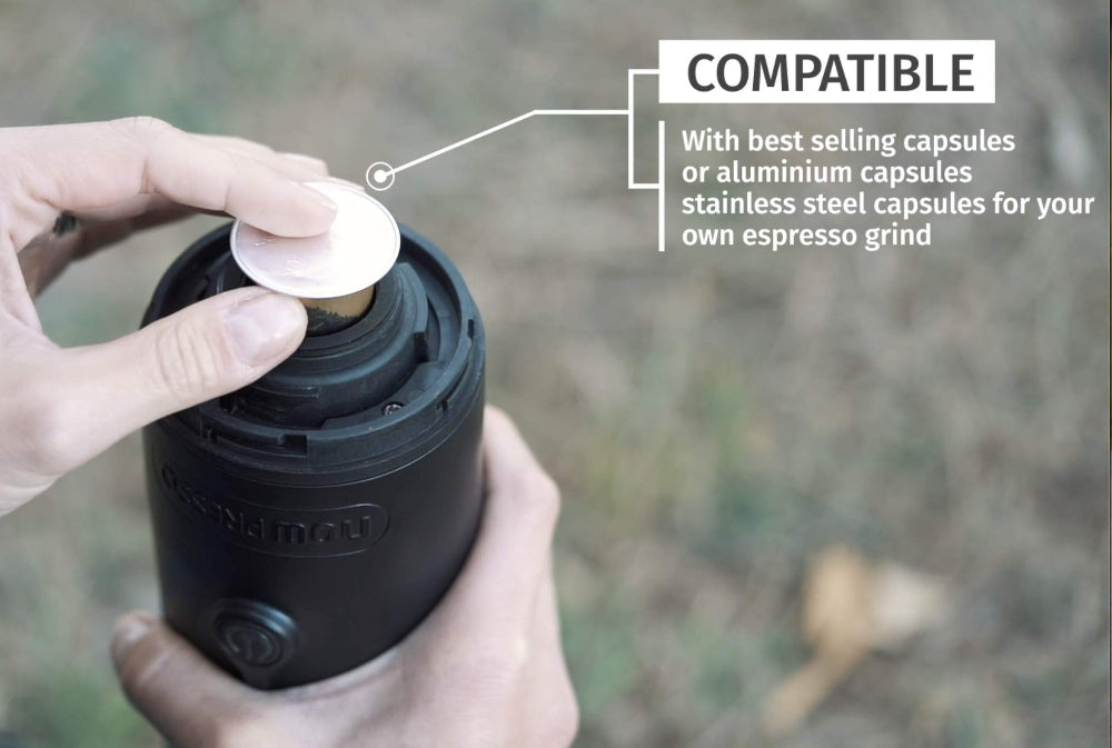 NOWPRESSO Machine Gold Plus 1-Button Rechargeable Portable Espresso Machine