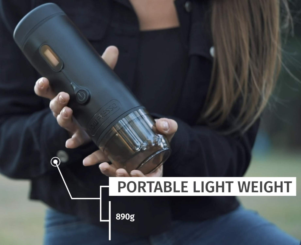 NOWPRESSO Machine Gold Plus 1-Button Rechargeable Portable Espresso Machine