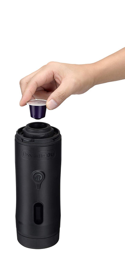 NOWPRESSO Machine Gold Plus 1-Button Rechargeable Portable Espresso Machine