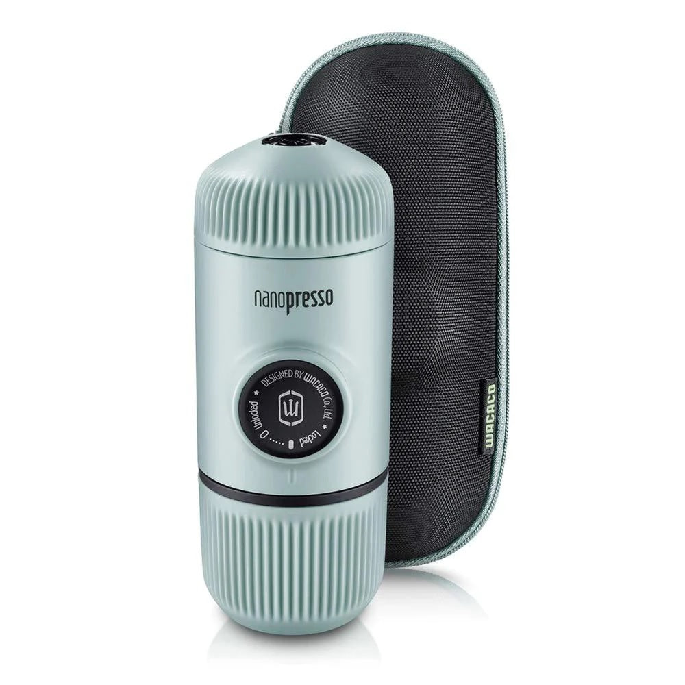 BUNDLE - Elements Nanopresso Portable Espresso Machine with Protective Case | Manually Powered + NS Adapter