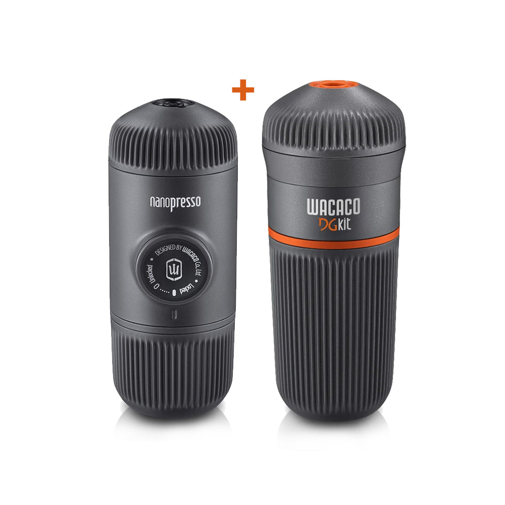 WACACO Bundle Nanopresso Hand Powered Espresso Machine for Ground ...